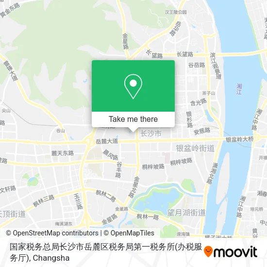 国家税务总局长沙市岳麓区税务局第一税务所(办税服务厅) map