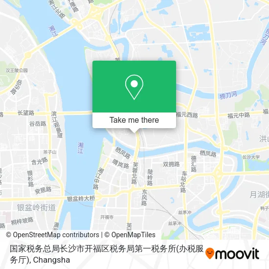 国家税务总局长沙市开福区税务局第一税务所(办税服务厅) map