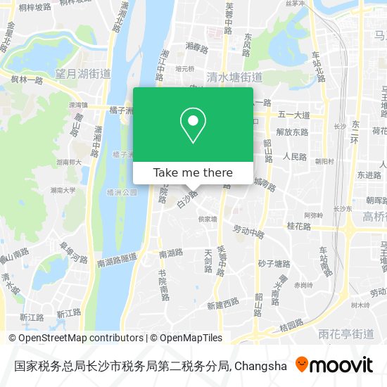 国家税务总局长沙市税务局第二税务分局 map