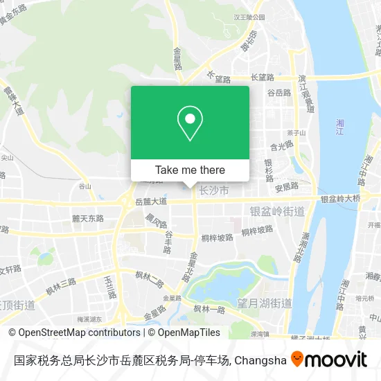 国家税务总局长沙市岳麓区税务局-停车场 map