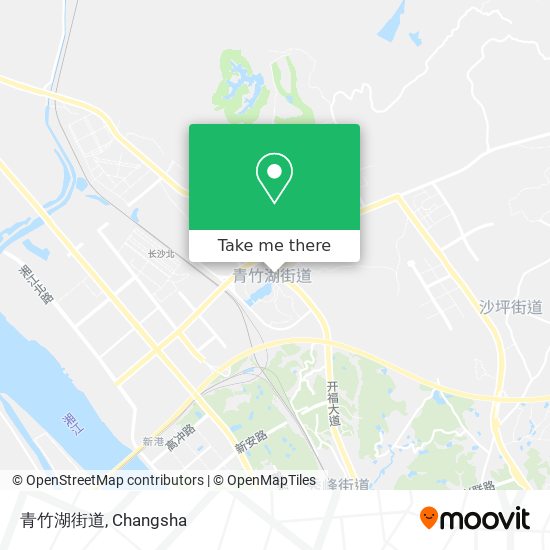 青竹湖街道 map