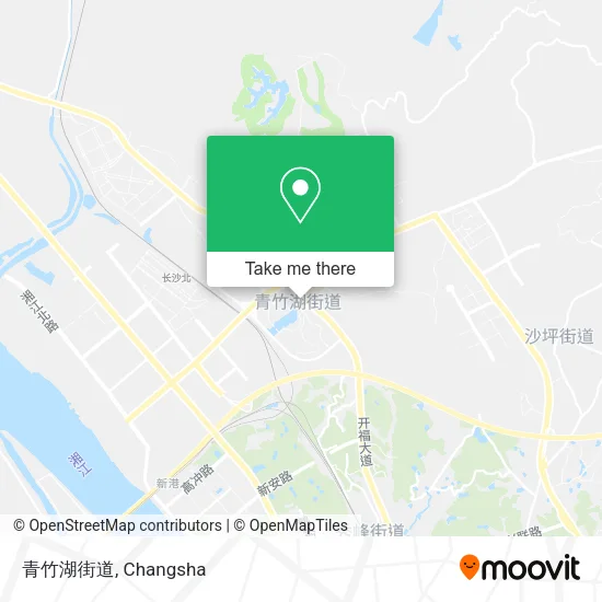 青竹湖街道 map