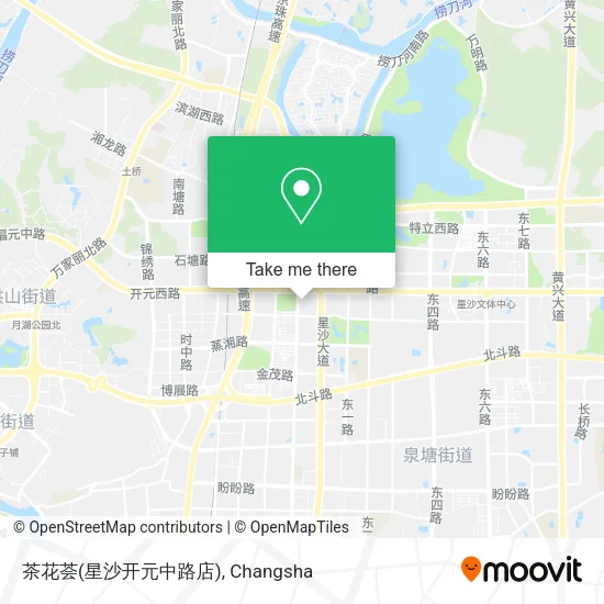 茶花荟(星沙开元中路店) map