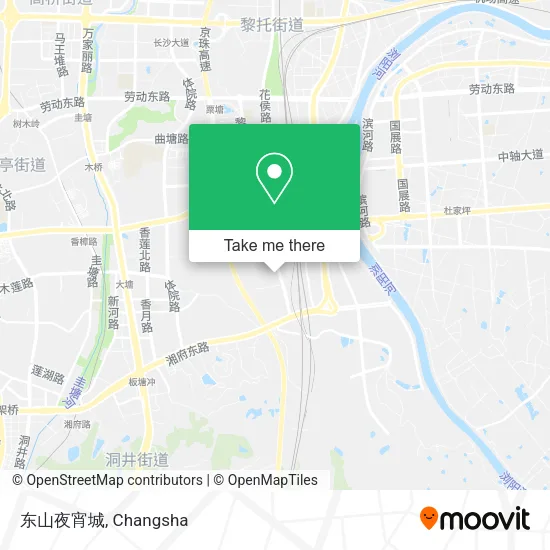 东山夜宵城 map
