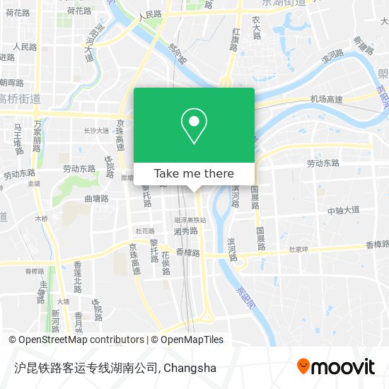 沪昆铁路客运专线湖南公司 map