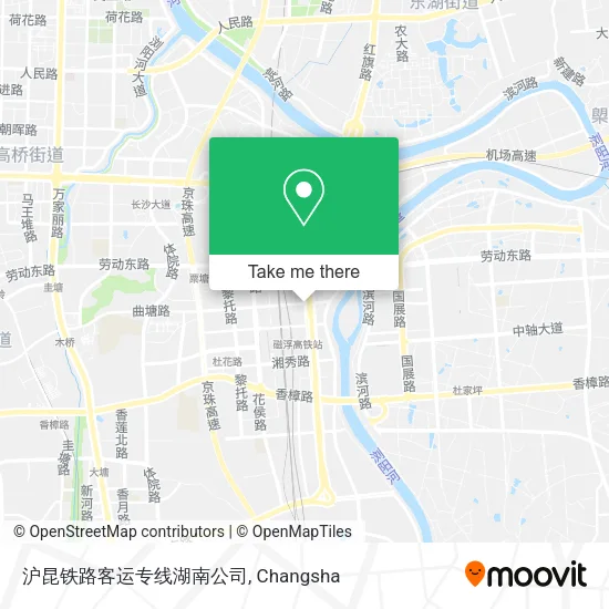 沪昆铁路客运专线湖南公司 map