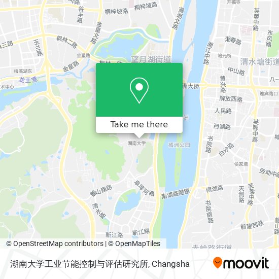 湖南大学工业节能控制与评估研究所 map