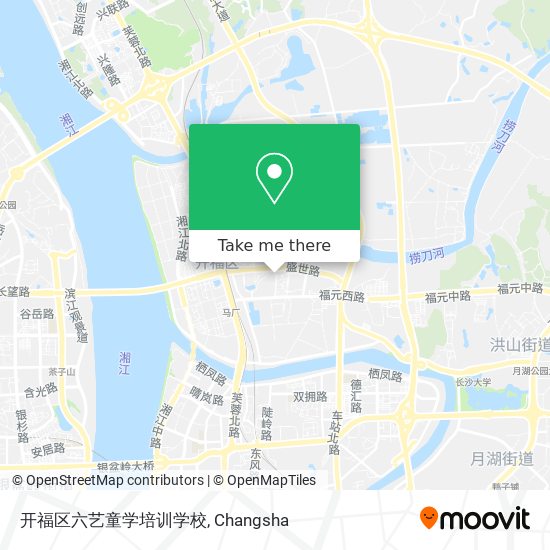 开福区六艺童学培训学校 map