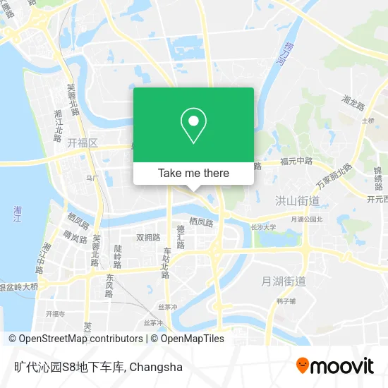 旷代沁园S8地下车库 map