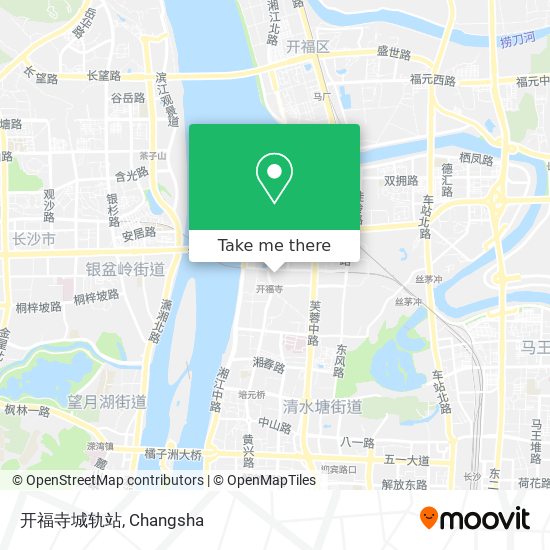 开福寺城轨站 map