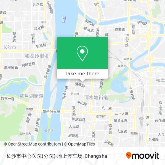 长沙市中心医院(分院)-地上停车场 map