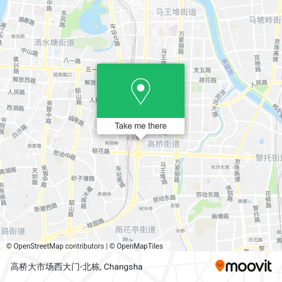 高桥大市场西大门-北栋 map