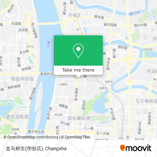 盒马鲜生(华创店) map