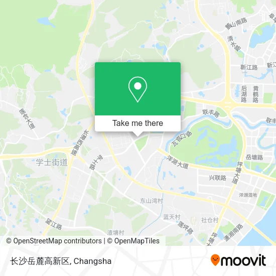 长沙岳麓高新区 map