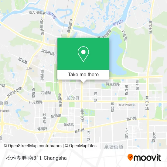 松雅湖畔-南3门 map
