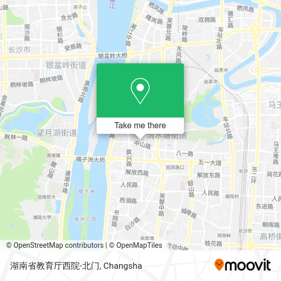 湖南省教育厅西院-北门 map