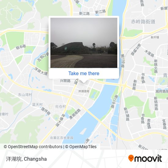 洋湖垸 map