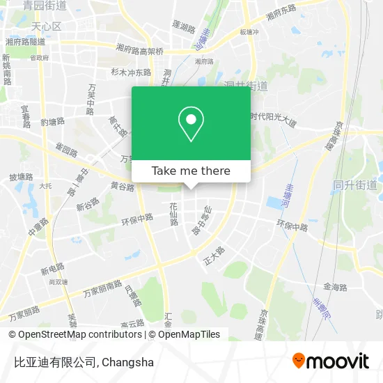 比亚迪有限公司 map