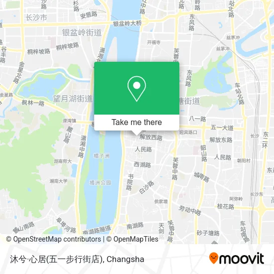 沐兮·心居(五一步行街店) map
