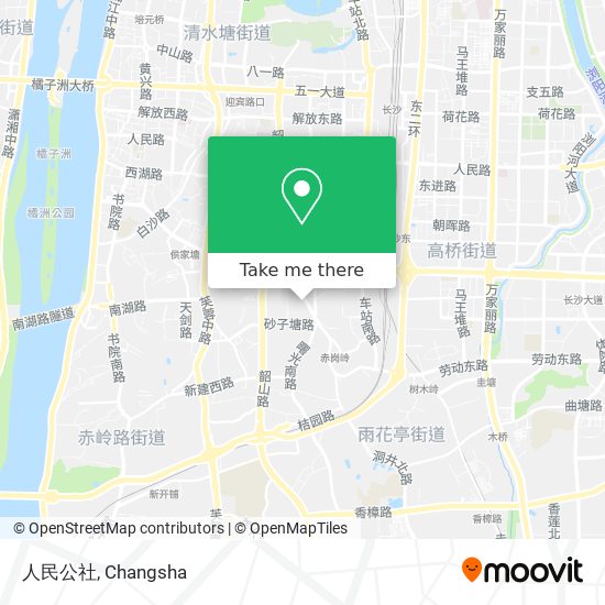 人民公社 map
