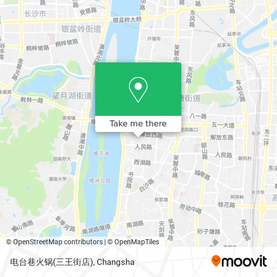 电台巷火锅(三王街店) map