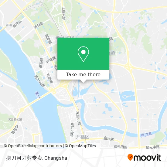 捞刀河刀剪专卖 map