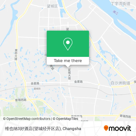维也纳3好酒店(望城经开区店) map