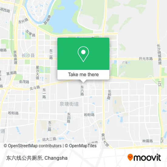 东六线公共厕所 map