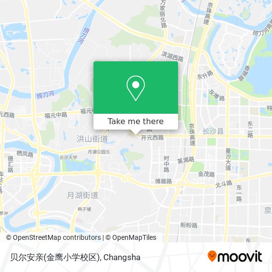 贝尔安亲(金鹰小学校区) map
