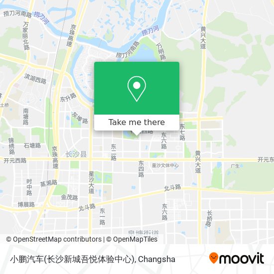 小鹏汽车(长沙新城吾悦体验中心) map