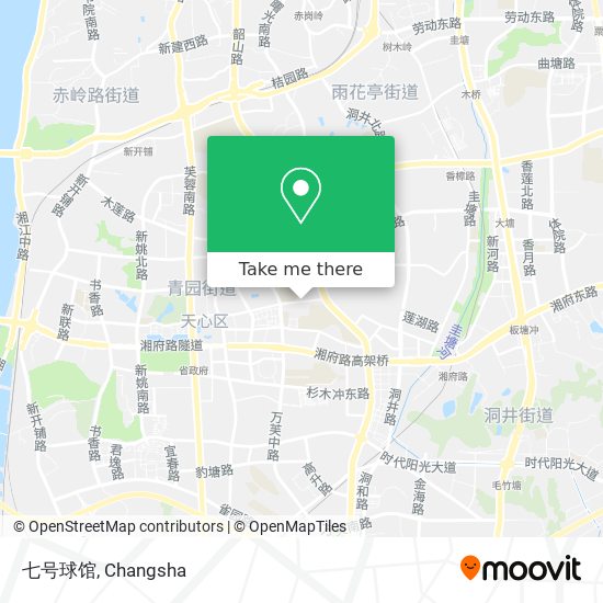 七号球馆 map