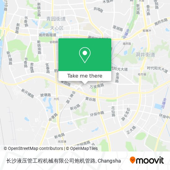 长沙液压管工程机械有限公司炮机管路 map