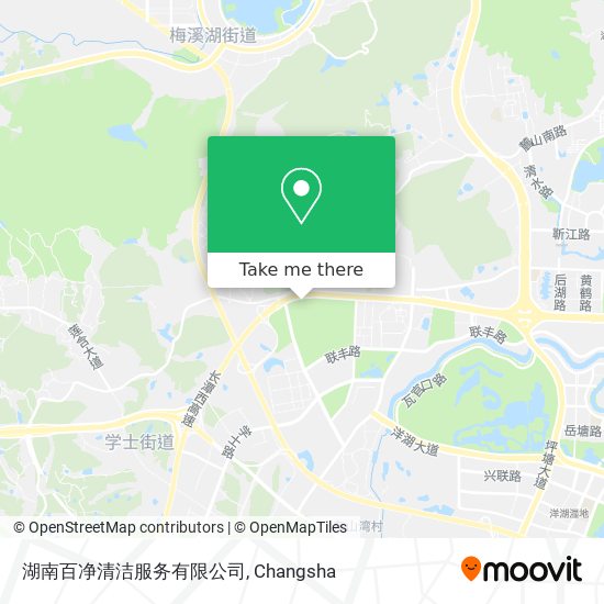湖南百净清洁服务有限公司 map