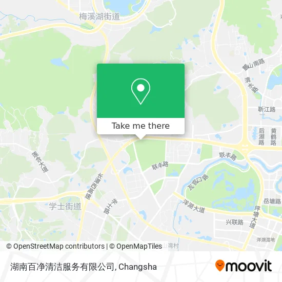 湖南百净清洁服务有限公司 map