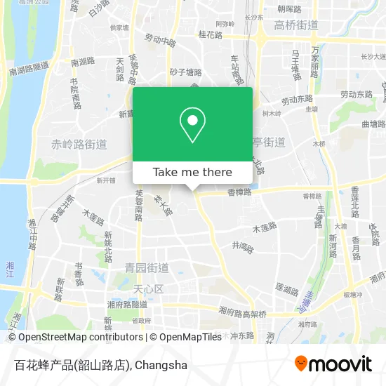 百花蜂产品(韶山路店) map