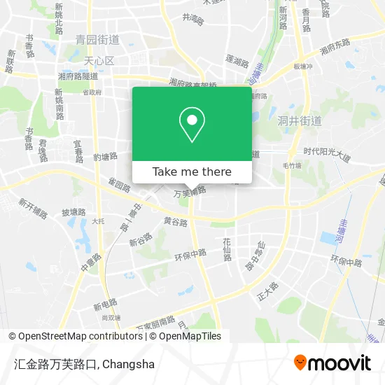 汇金路万芙路口 map