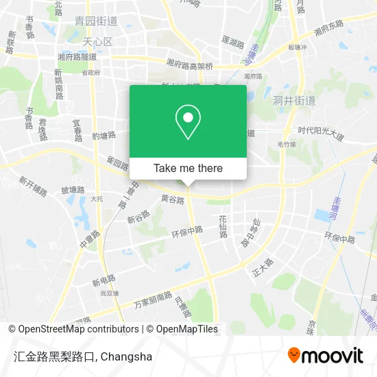 汇金路黑梨路口 map