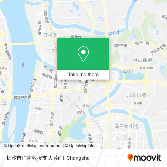 长沙市消防救援支队-南门 map