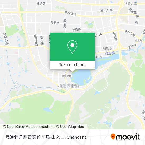 晟通牡丹舸贵宾停车场-出入口 map