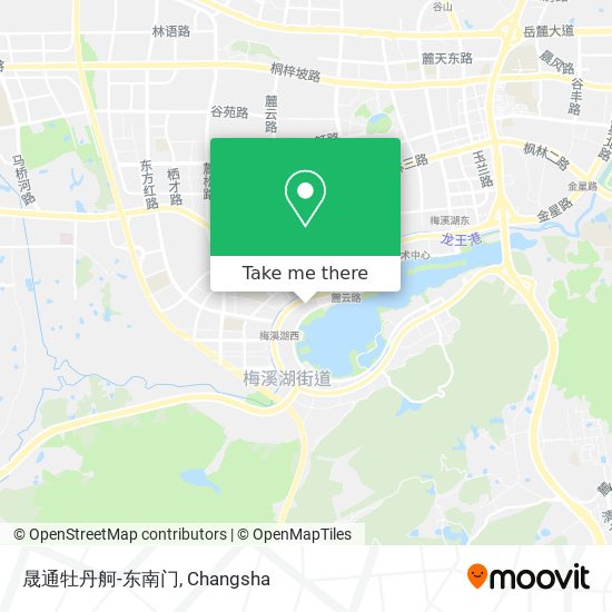 晟通牡丹舸-东南门 map