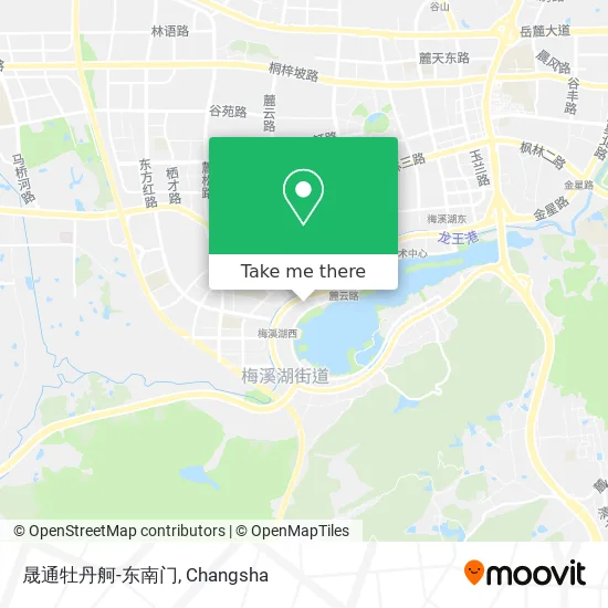 晟通牡丹舸-东南门 map