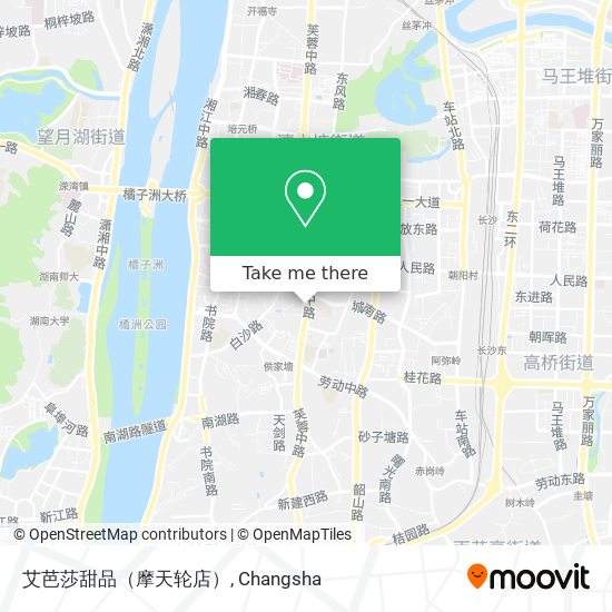艾芭莎甜品（摩天轮店） map