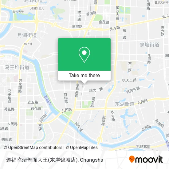 聚福临杂酱面大王(东岸锦城店) map