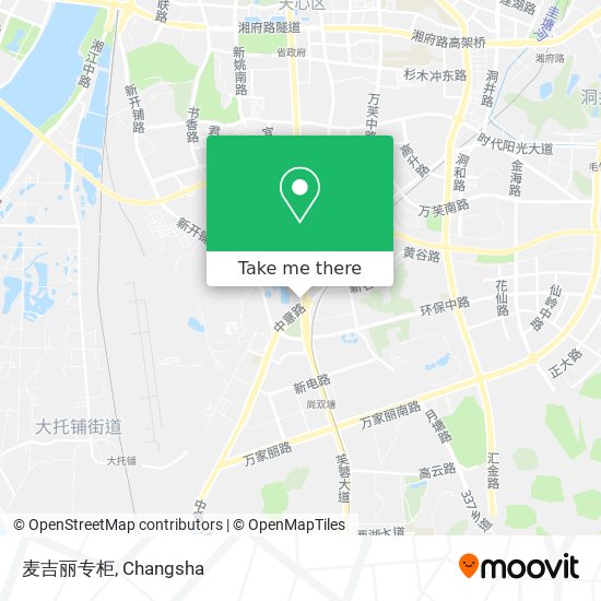 麦吉丽专柜 map