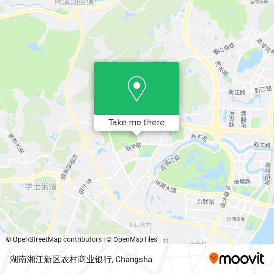 湖南湘江新区农村商业银行 map