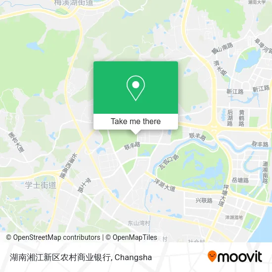 湖南湘江新区农村商业银行 map