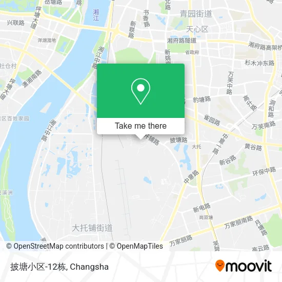 披塘小区-12栋 map