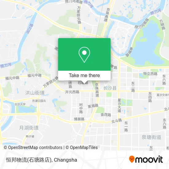 恒邦物流(石塘路店) map