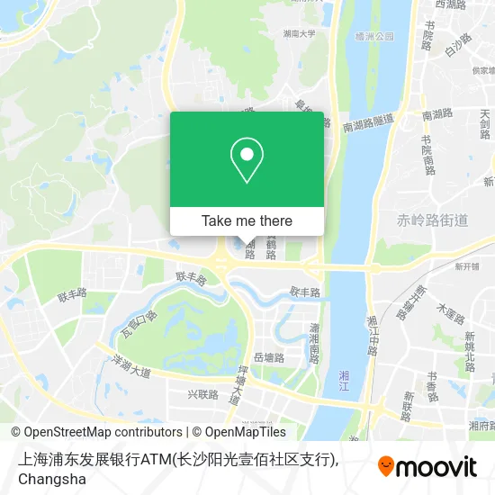 上海浦东发展银行ATM(长沙阳光壹佰社区支行) map