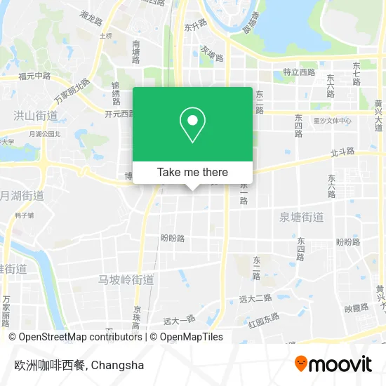 欧洲咖啡西餐 map